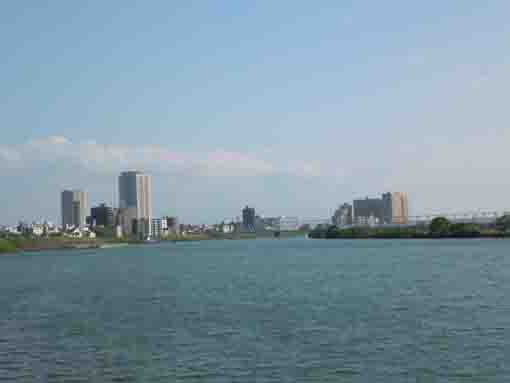 the view of Edogawa river