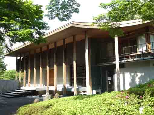 the main hall of Ekoin Temple in Ichikawa