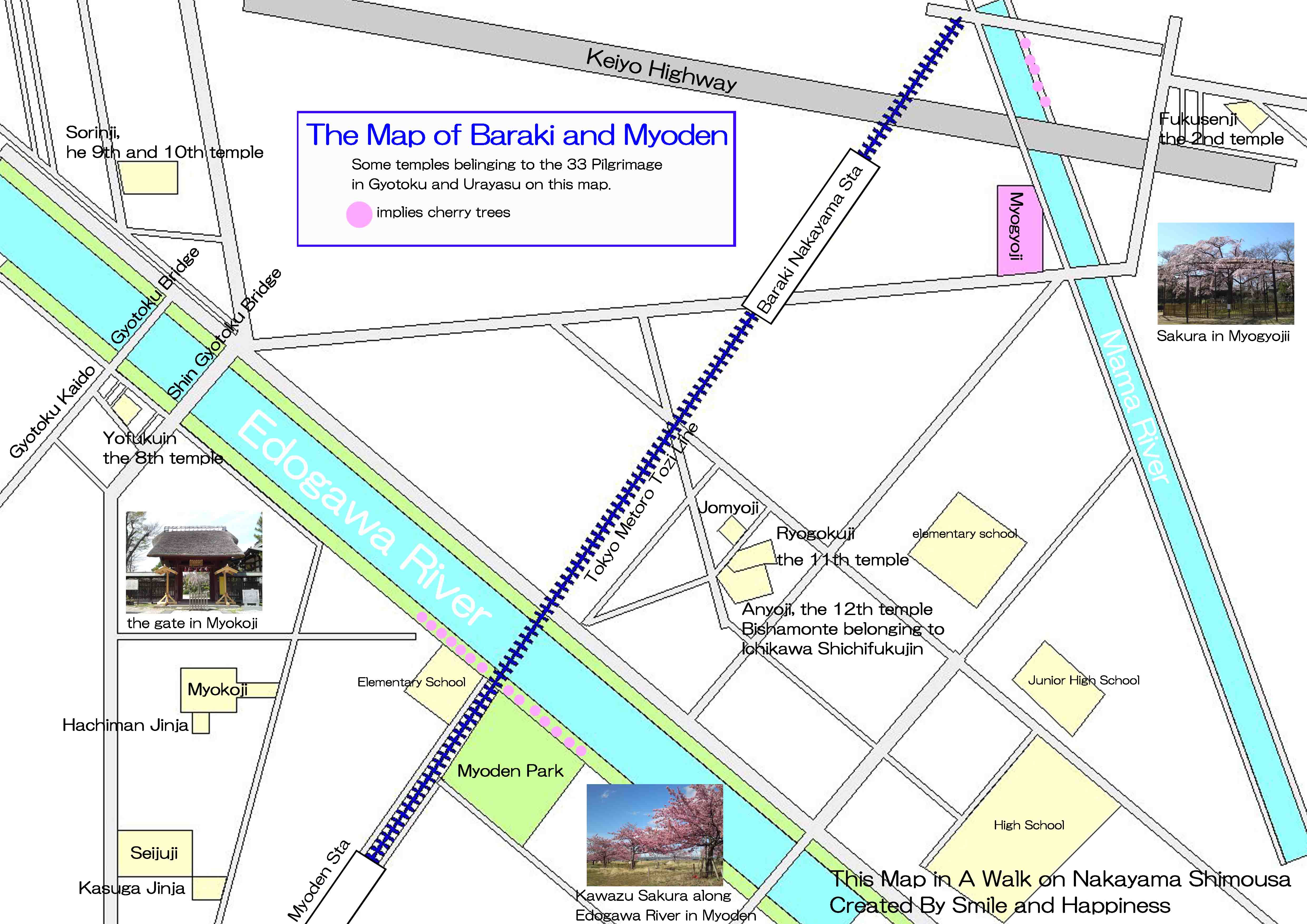 the map of Baraki and Myoden