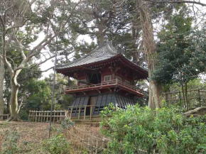 The bell tower of Guhoji Temple