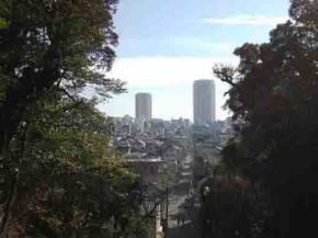 弘法寺石段からの風景