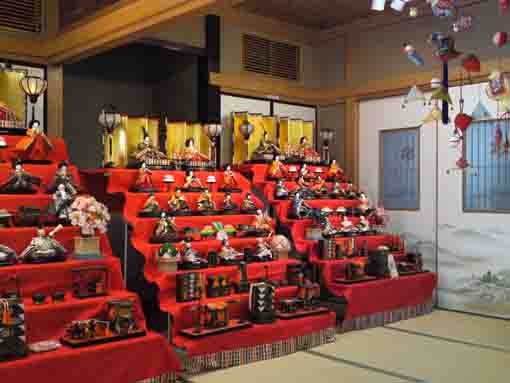 Hina dolls in Seikaen Garden