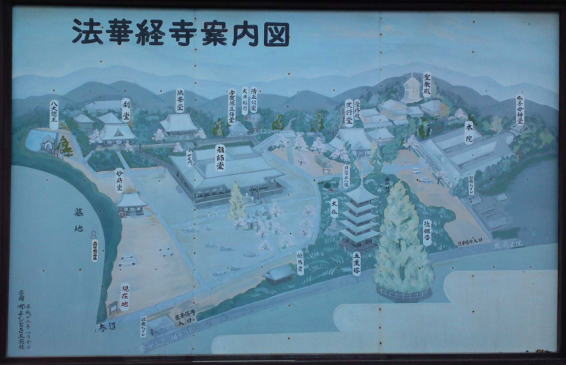 picture map of Hokekyou-ji