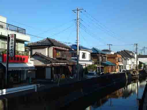 the view of Sakaigawa in Urayasu