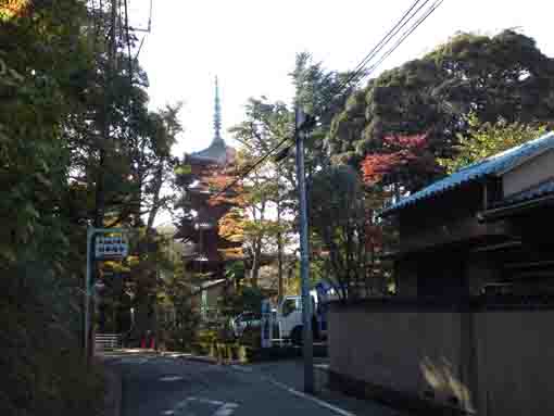 Gojunoto in Hokekyoji from Hosenin