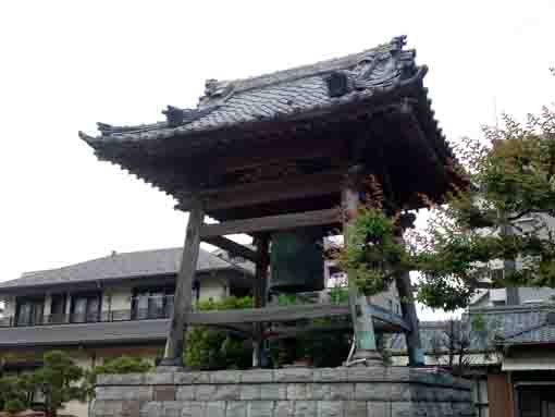 the bell tower in Horenji in Edogawaku