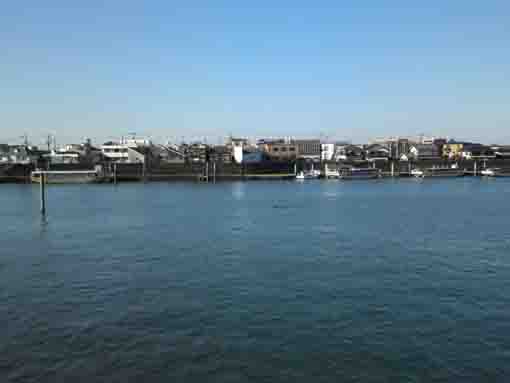 the remains at the ferry at Imai in Gyotoku