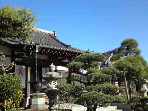 the main hall of Joryuji Temple