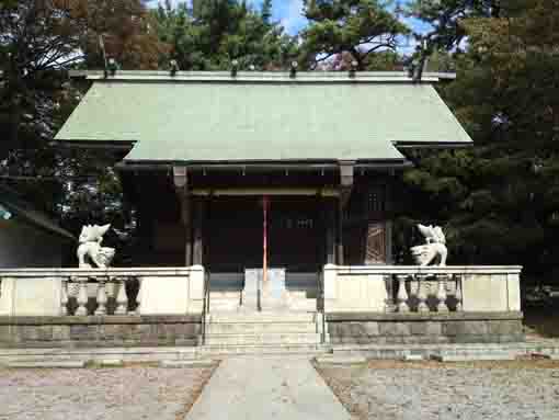 the main hall of Kashima Jinja Shrine