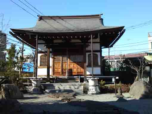 a stone garden in Jokosan Myorenji