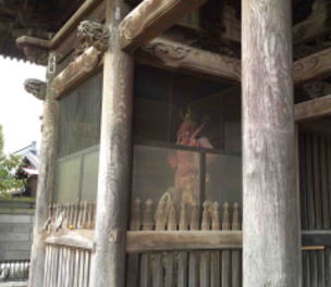 The statue of Nio of Hokekyo-ji