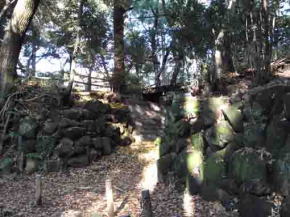 a moat of Konodaijo Castle