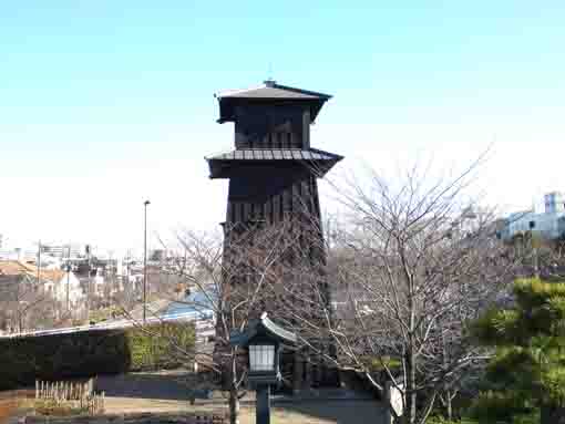 the fire lookout at Shinkawa Nishi Hiroba