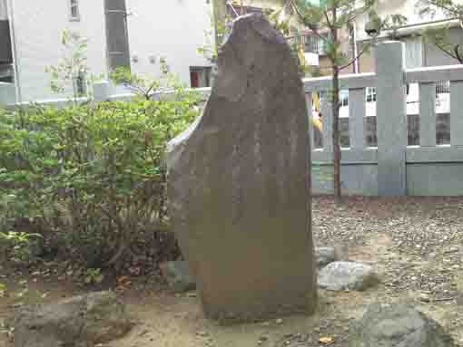 新小岩香取神社にある芭蕉の句碑