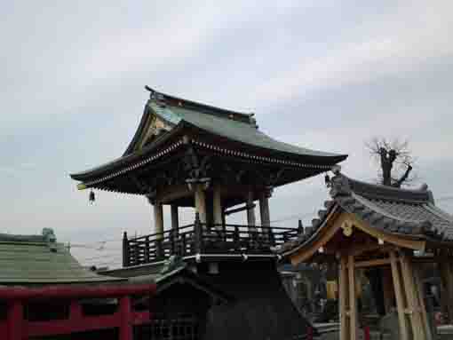 the bell tower of Kaihosan Jizoin Shoenji