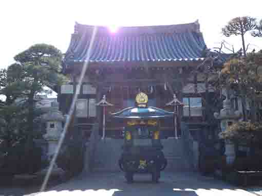 the main hall of Shofukuji
