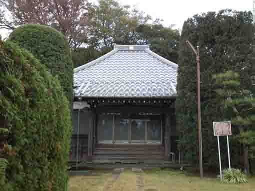 妙応寺桜の下の七福神