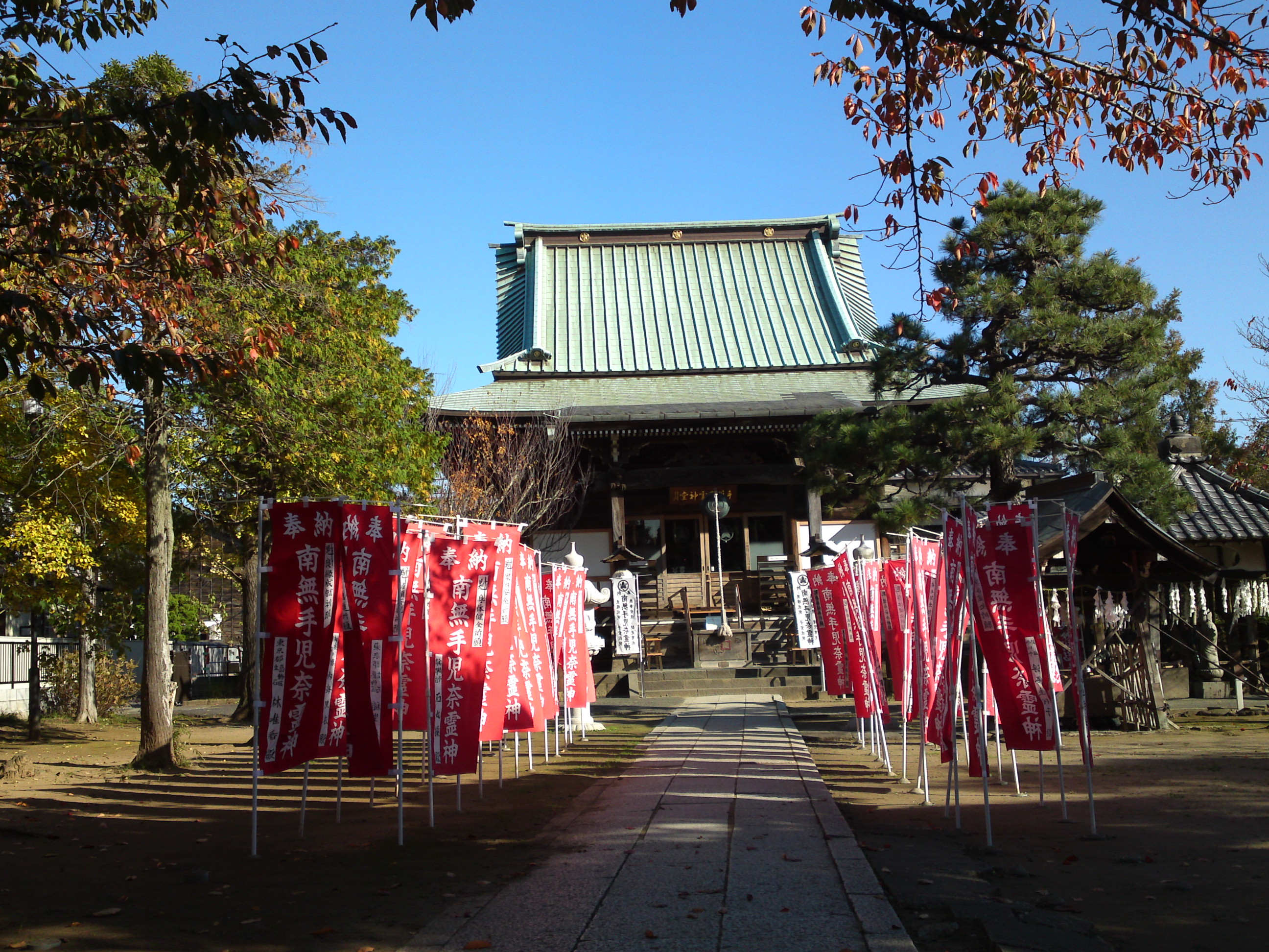 2019年手児奈霊神堂ｊの秋の風景６