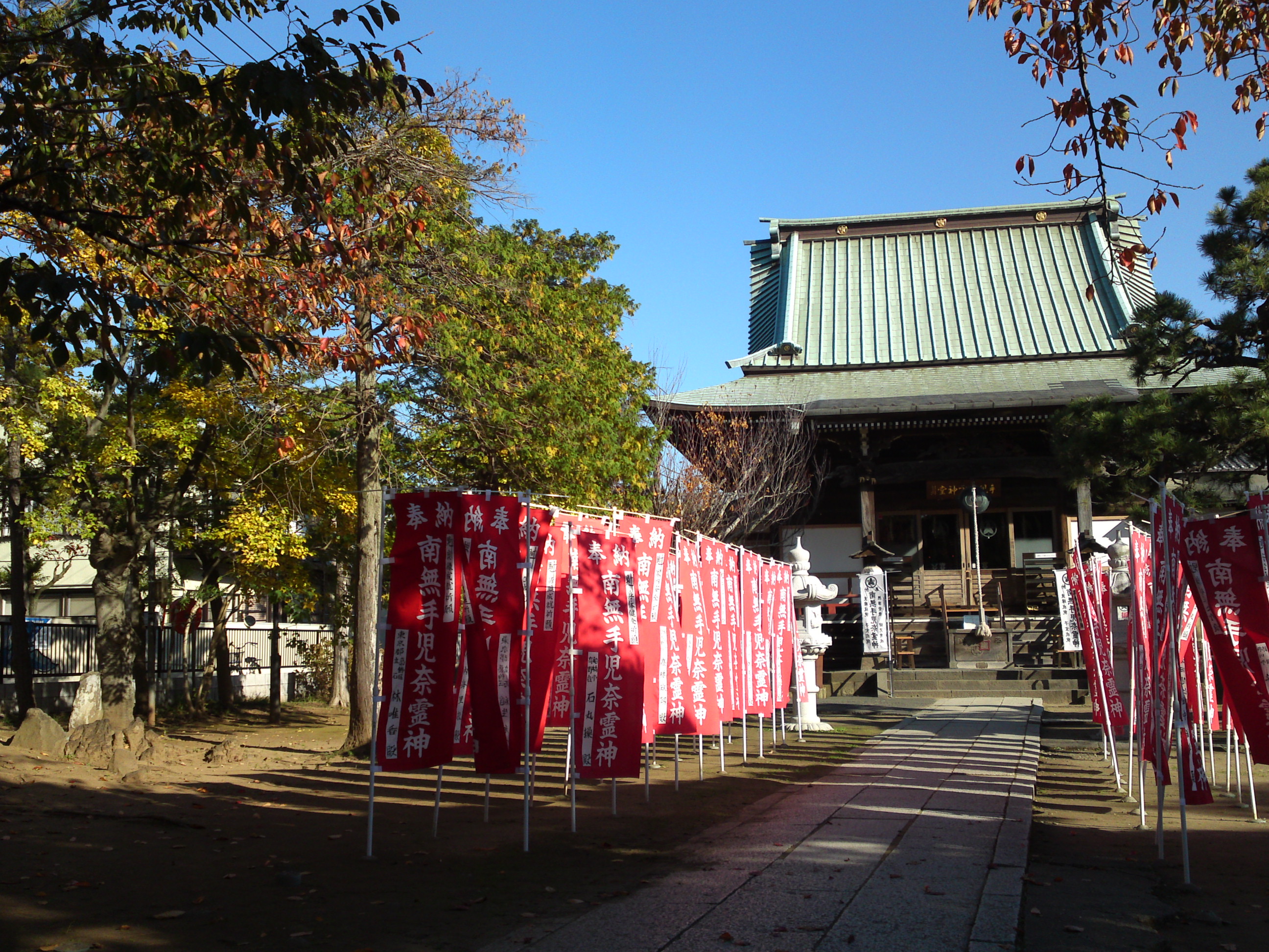 2019年手児奈霊神堂ｊの秋の風景７