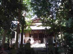 the main hall of Tenma Tenmangu