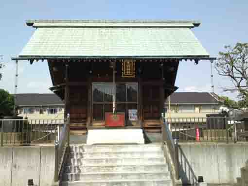 西小松川の天祖神社本殿