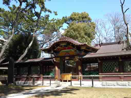 常盤神社の拝殿