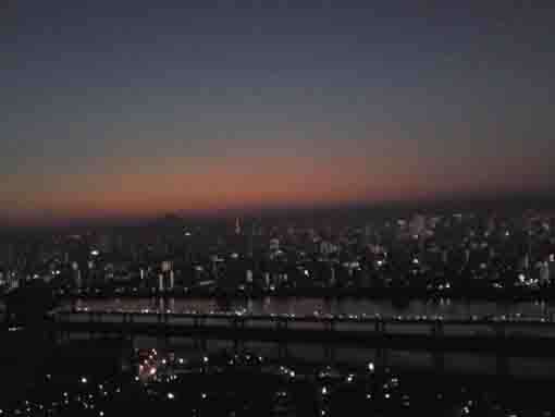 Mt. Fuji at night