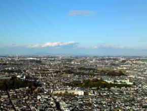 Mt. Tsukuba from I-link Town