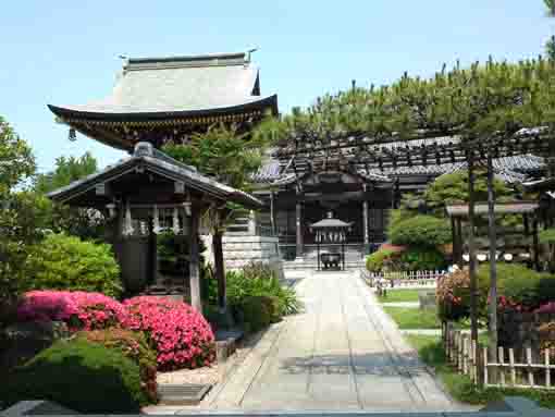 the bell tower of Choshoji in Ichinoe