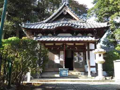 The ugajin-do hall in Hokekyo-ji
