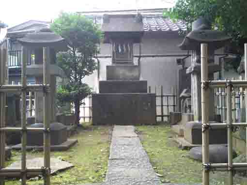 the stone monument of Ukisu Sengen Jinja