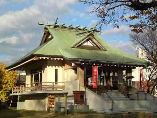 the main hall of Toyouke Jinja in Urayasu