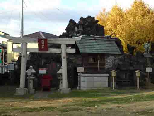 Fujizuka in Toyouke Jinja in Urayasu