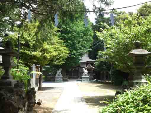 the site of Yasaka Jinja in Innai