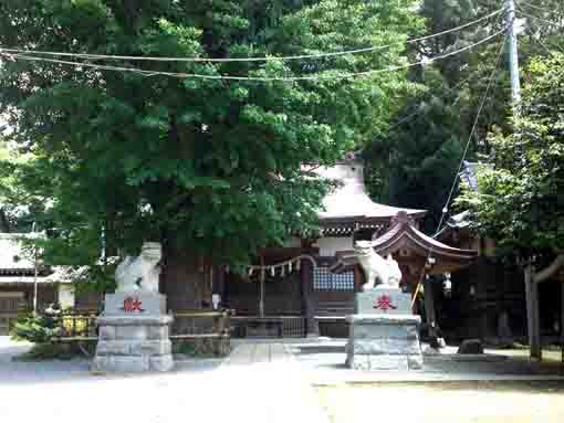 the main hall of Yasaka Jinja in Innai