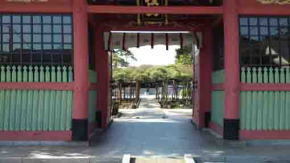 viewing for Yoko no Matsu through the gate